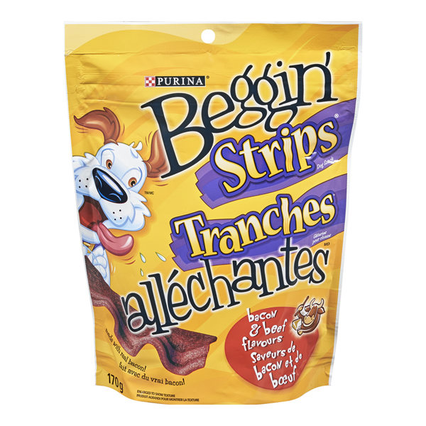 PURINA BEGGIN DOG SNACK STRIPS BEEF FLAVOUR