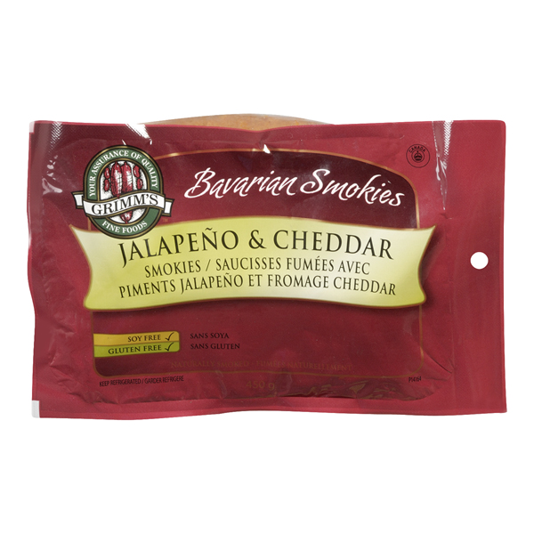 GRIMM'S JALAPENO & CHEDDAR BAVARIAN SMOKIES