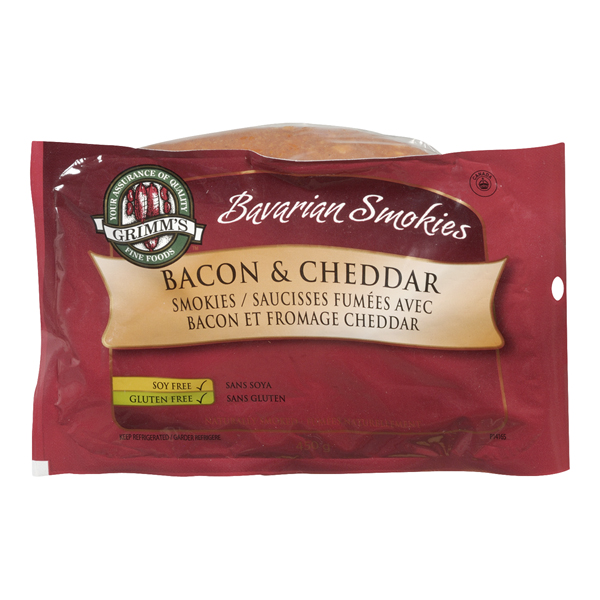 GRIMM'S BACON & CHEDDAR BAVARIAN SMOKIES