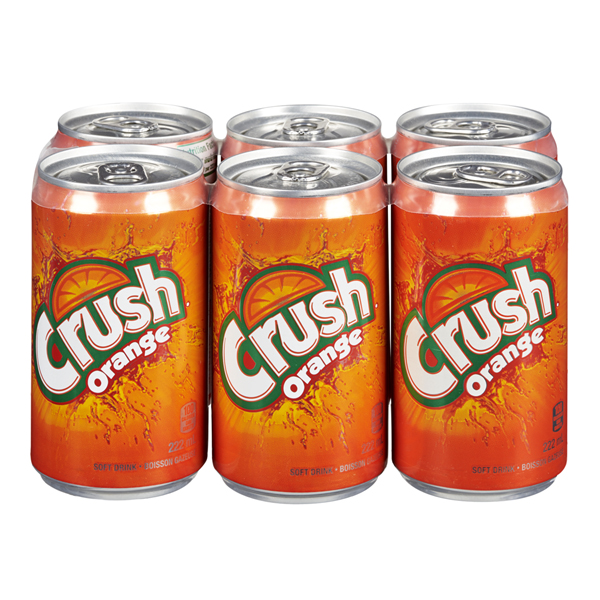 CRUSH ORANGE MINI CANS