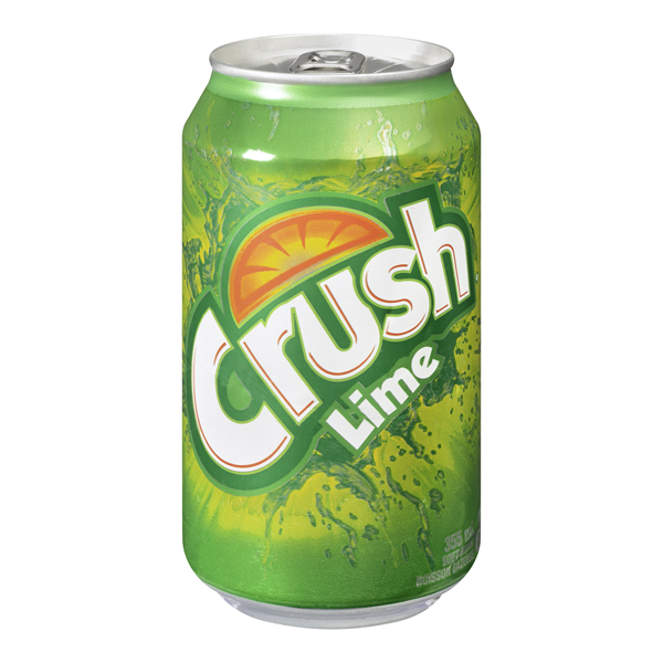 CRUSH LIME NATURALLY FLAVOURED SODA