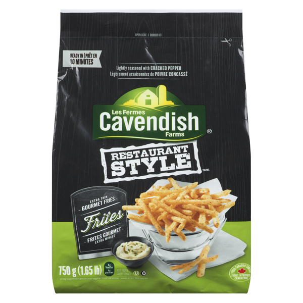 CAVENDISH RESTAURANT STYLE EXTRA THIN GOURMET FRIES