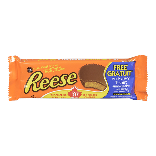 HERSHEY'S REESE PEANUT BUTTER CUPS