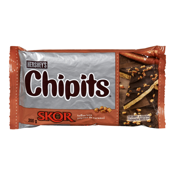 HERSHEY'S CHIPITS SKOR TOFFEE BITS