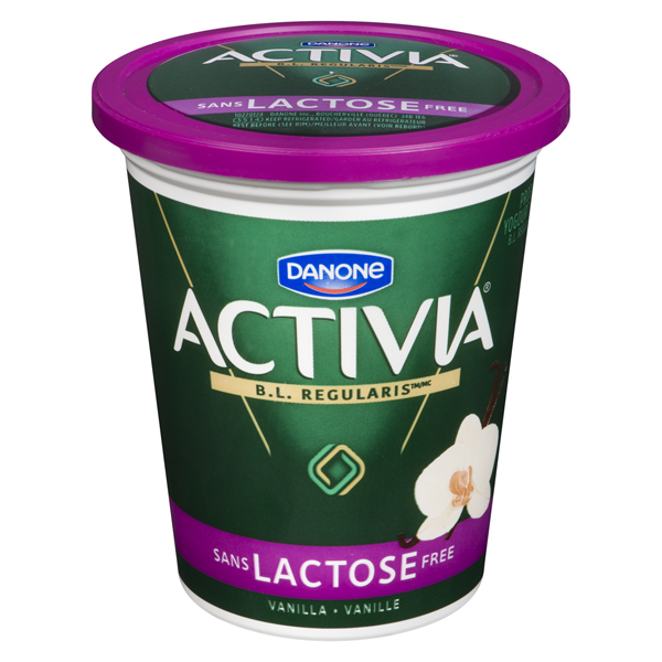 DANONE ACTIVIA LACTOSE FREE VANILLA YOGURT