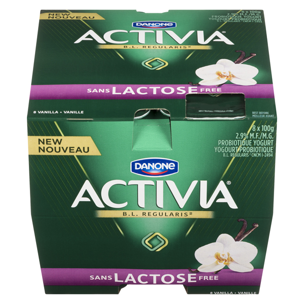 DANONE ACTIVIA LACTOSE FREE VANILLA YOGURT