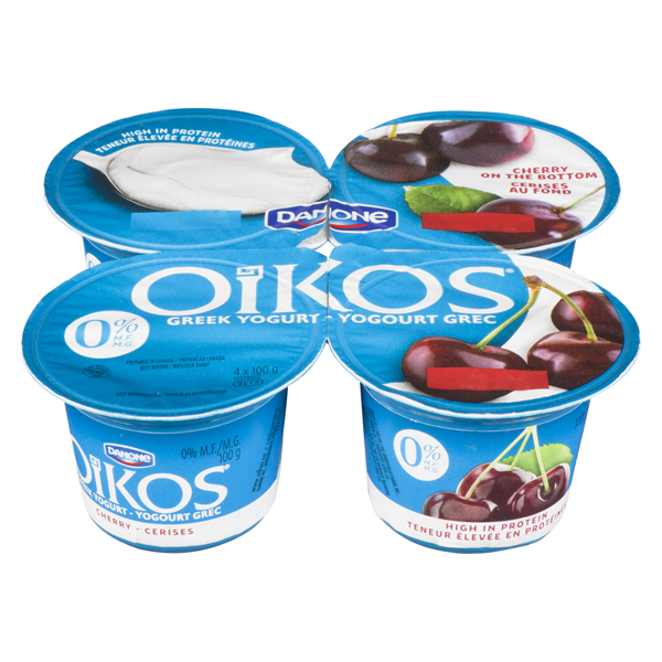 DANONE OIKOS GREEK YOGURT CHERRY FAT FREE