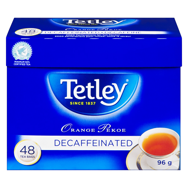 TETLEY DECAF ORANGE PEKOE