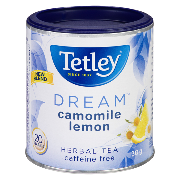 TETLEY TEA DREAM CAMOMILE LEMON HERBAL