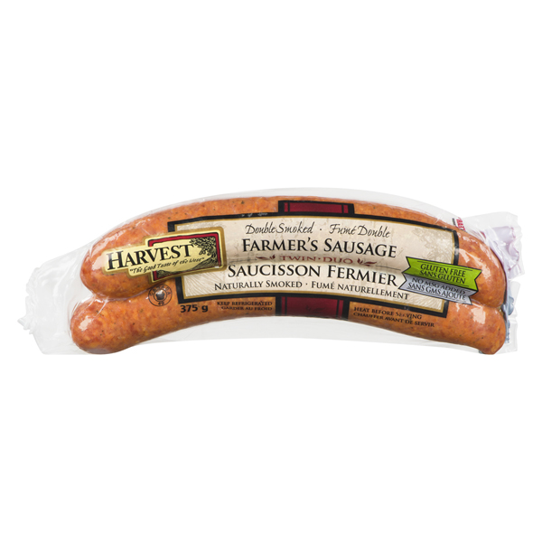 HARVEST DOUBLE SMOKED FARMERS SAUSAGE