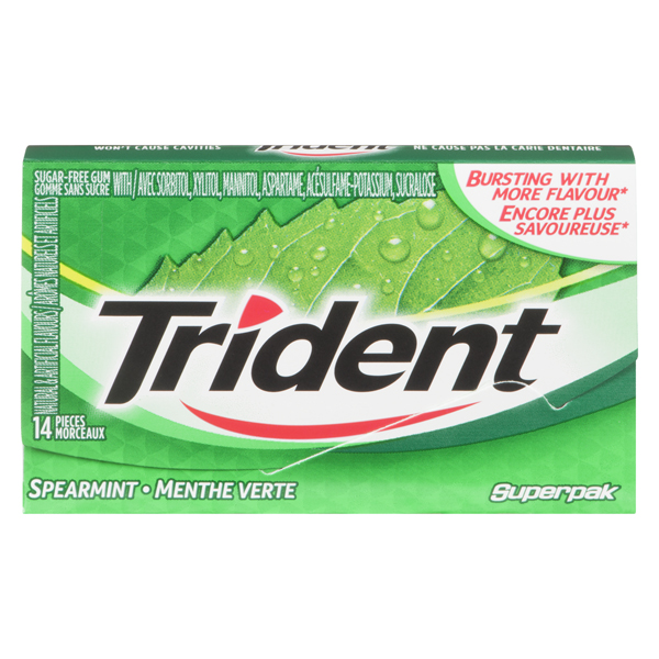 TRIDENT SUPERPAK SPEARMINT