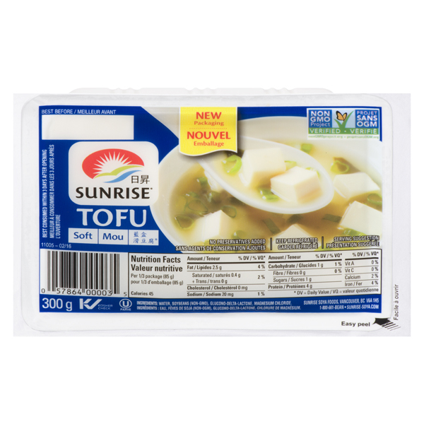 SUNRISE SOFT TOFU