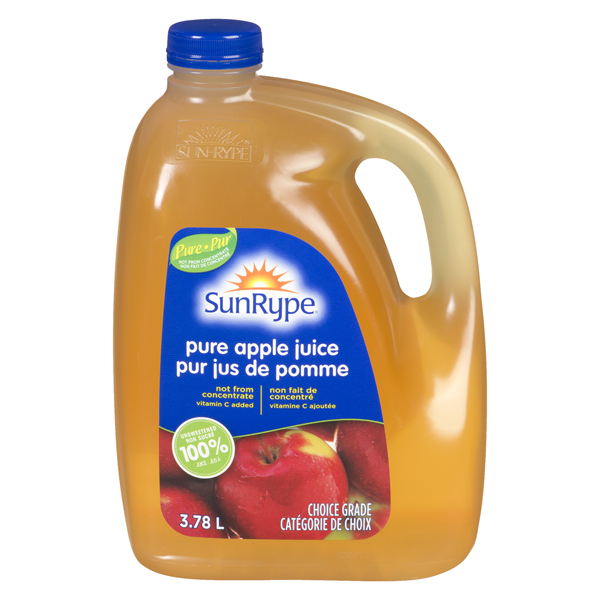 SUN-RYPE PURE APPLE JUICE