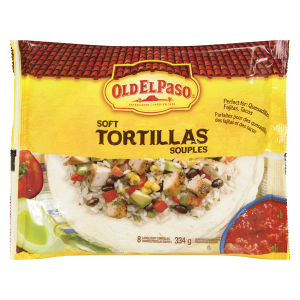 OLD EL PASO TORTILLA LARGE