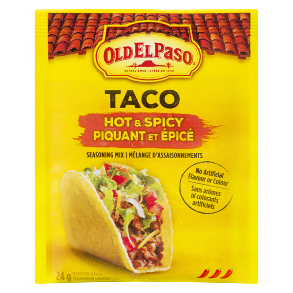 OLD EL PASO HOT & SPICY TACO SEASONING