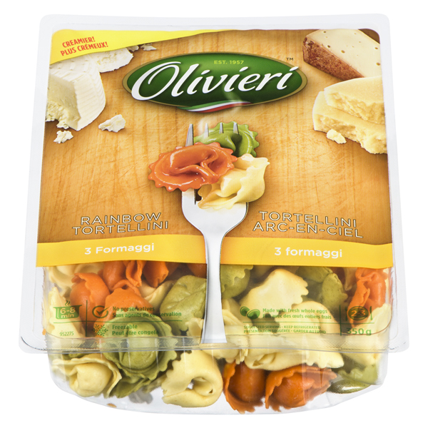 OLIVIERI RAINBOW TORTELLINI THREE CHEESE