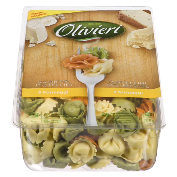 OLIVIERI RAINBOW TORTELLINI 3 FORMAGGI