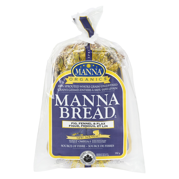 MIGHTY MANNA ORGANIC BREAD FIG FENNEL FLAX