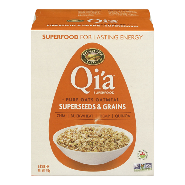NATURES PATH ORGANIC QIA OATMEAL SUPERSEEDS & GRAINS