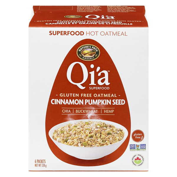 NATURES PATH ORGANIC QIA OATMEAL CINNAMON PUMPKIN SEED