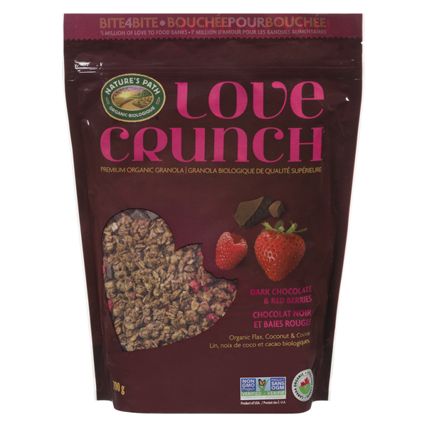 NATURES PATH LOVE CRUNCH ORGANIC DARK CHOCOLATE RED BERRIES