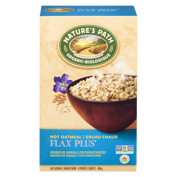NATURES PATH ORGANIC INSTANT OATMEAL FLAX PLUS