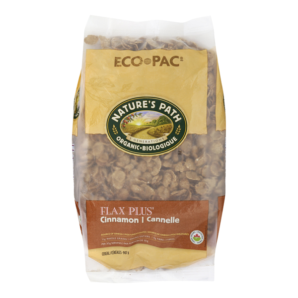 NATURES PATH ORGANIC FLAX PLUS CINNAMON FLAKES