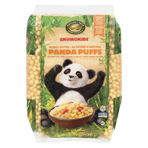 NATURES PATH ENVIROKIDZ ORGANIC PEANUT BUTTER PANDA PUFF