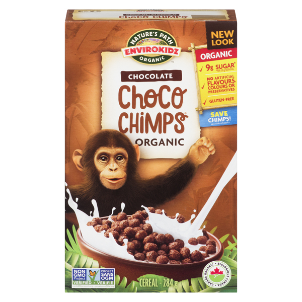NATURES PATH ENVIROKIDZ ORGANIC CHOCO CHIMPS