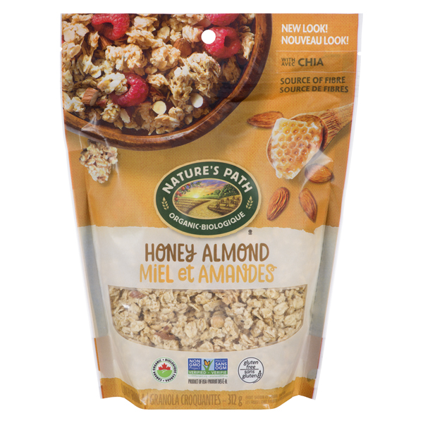 NATURES PATH ORGANIC HONEY ALMOND GRANOLA