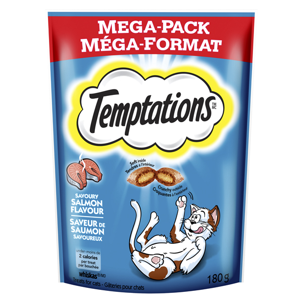 WHISKAS TEMPTATIONS SALMON CAT TREATS