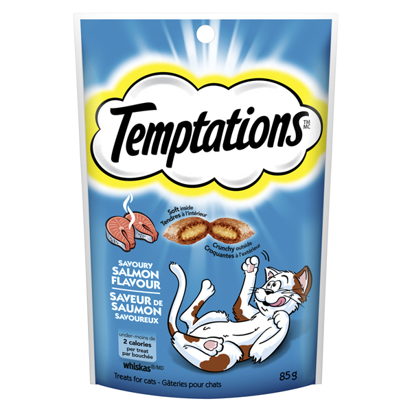 WHISKAS TEMPTATIONS SALMON CAT TREATS