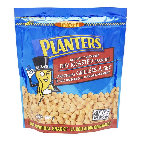 PLANTERS DRY ROASTED PEANUTS
