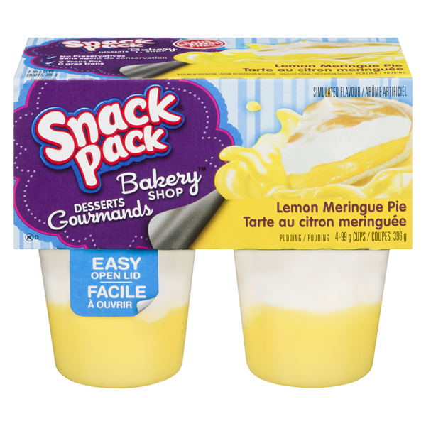 SNACK PACK LEMON MERINGUE PIE