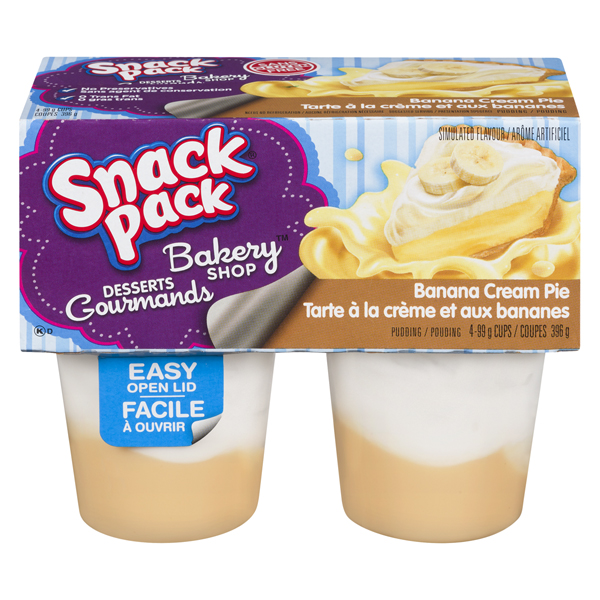 SNACK PACK BANANA CREAM PIE