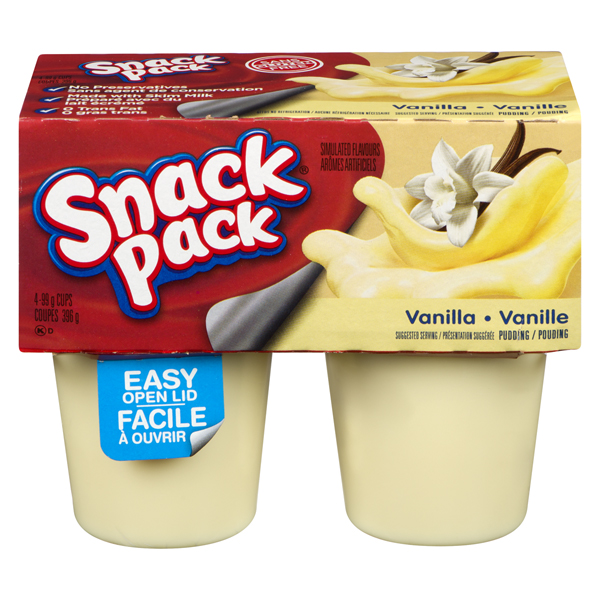 SNACK PACK PUDDING VANILLA