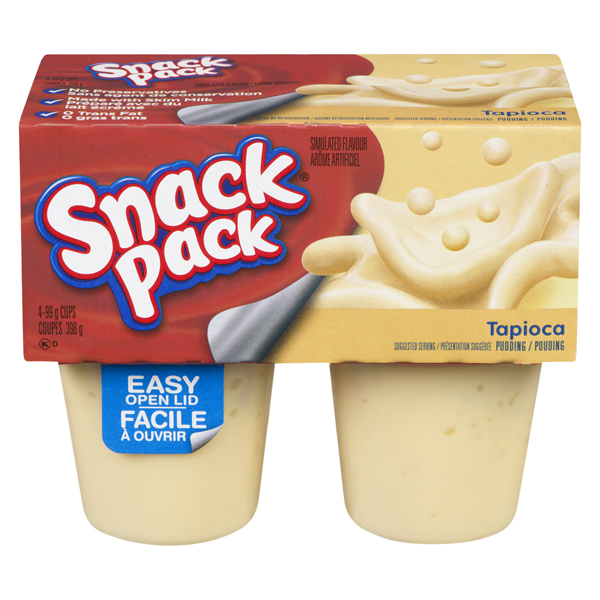 SNACK PACK PUDDING TAPIOCA