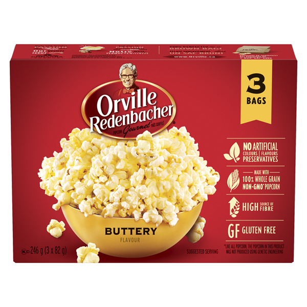 ORVILLE REDENBACHERS POP UP BOWL BUTTERY POPCORN