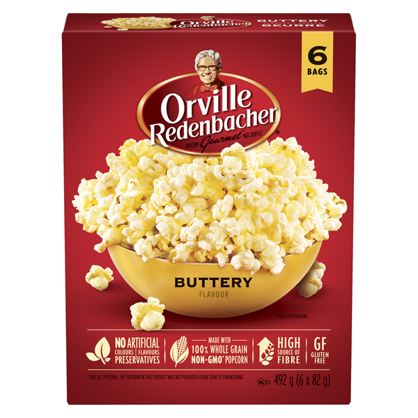 ORVILLE REDENBACHER BUTTERY POP UP BOWL POPCORN