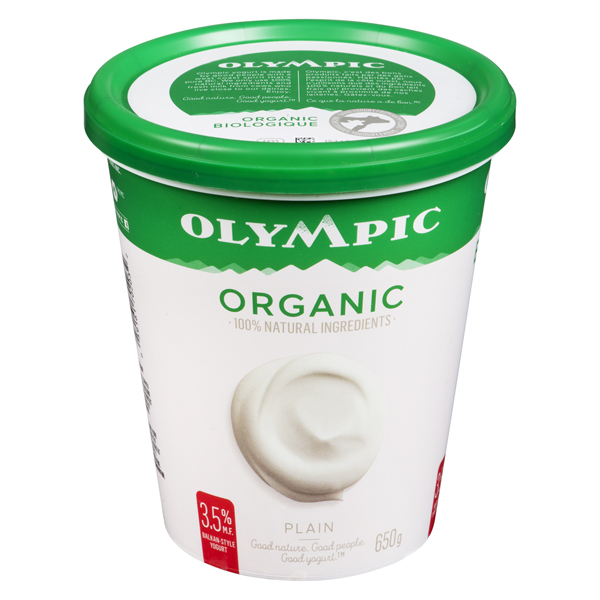 OLYMPIC ORGANIC YOGURT 3.5% PLAIN