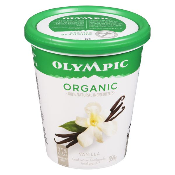 OLYMPIC ORGANIC YOGURT 3.2% FRENCH VANILLA