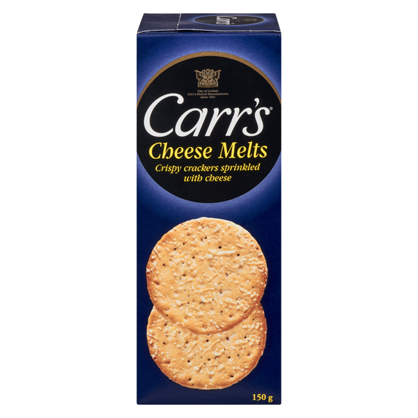 CARRS CRACKERS CHEESE MELTS