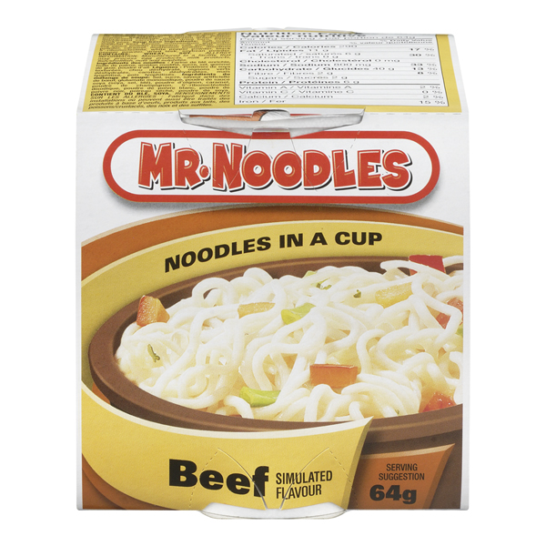 MR NOODLES CUP BEEF