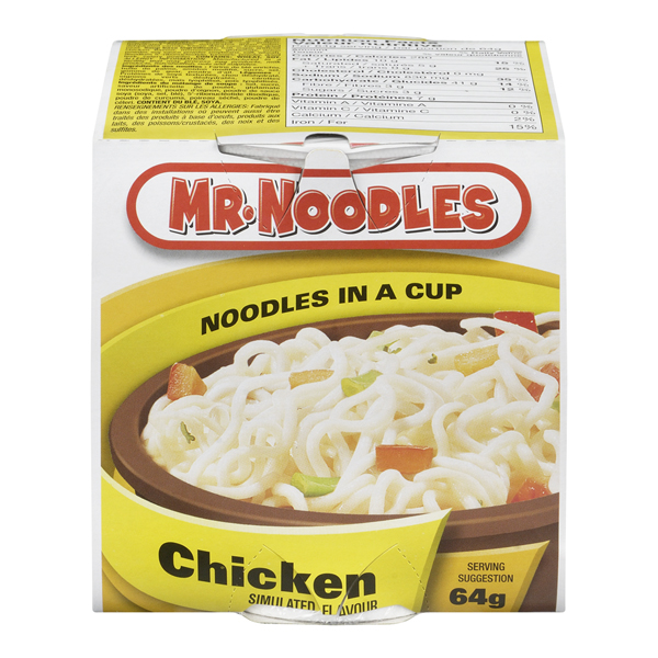 MR NOODLES CUP CHICKEN