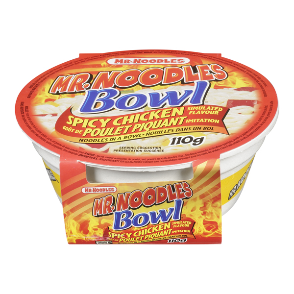 MR NOODLES SPICY CHICKEN BOWL
