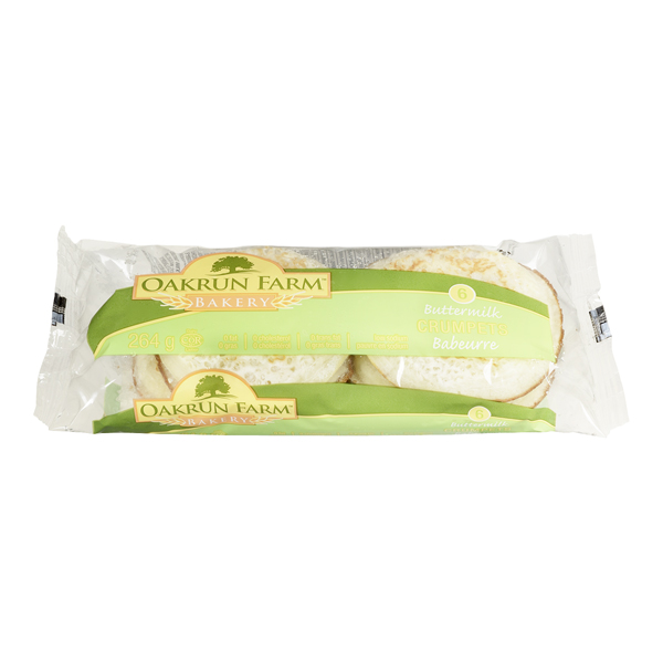 OAKRUN FARM BAKERY BUTTERMILK CRUMPETS