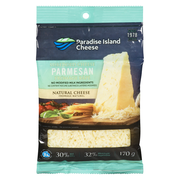 PARADISE ISLAND SHREDDED PARMESAN