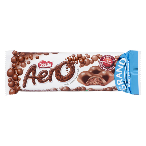 NESTLE AERO REAL MILK CHOCOLATE KING SIZE BAR 63g