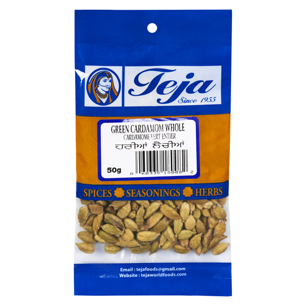 TEJA CARDAMOM GREEN WHOLE