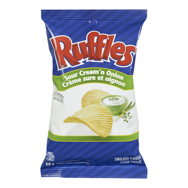 RUFFLES SOUR CREAM AND ONION
